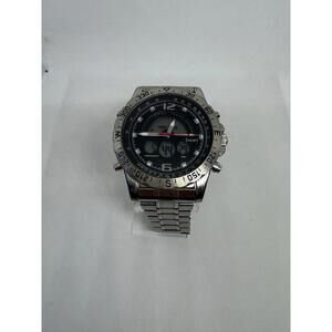 Stauer Men 19093 Compendium Hybrid Chronograph Stainless Steel Watch 8 1/2"